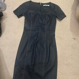 Alexander Wang Navy Midi Dress